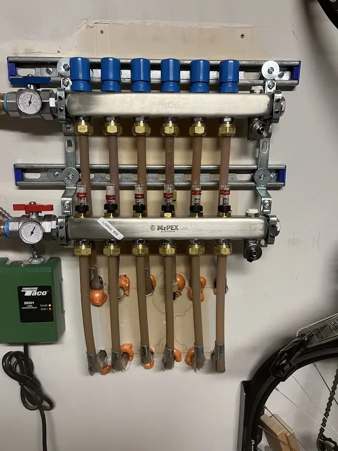 Plumber performing Leak Detection at a residential property in West Chester